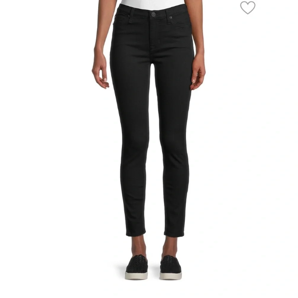 Hudson Denim Natalie Skinny Jeans in Black Women’s Sz. 28 - Picture 1 of 10